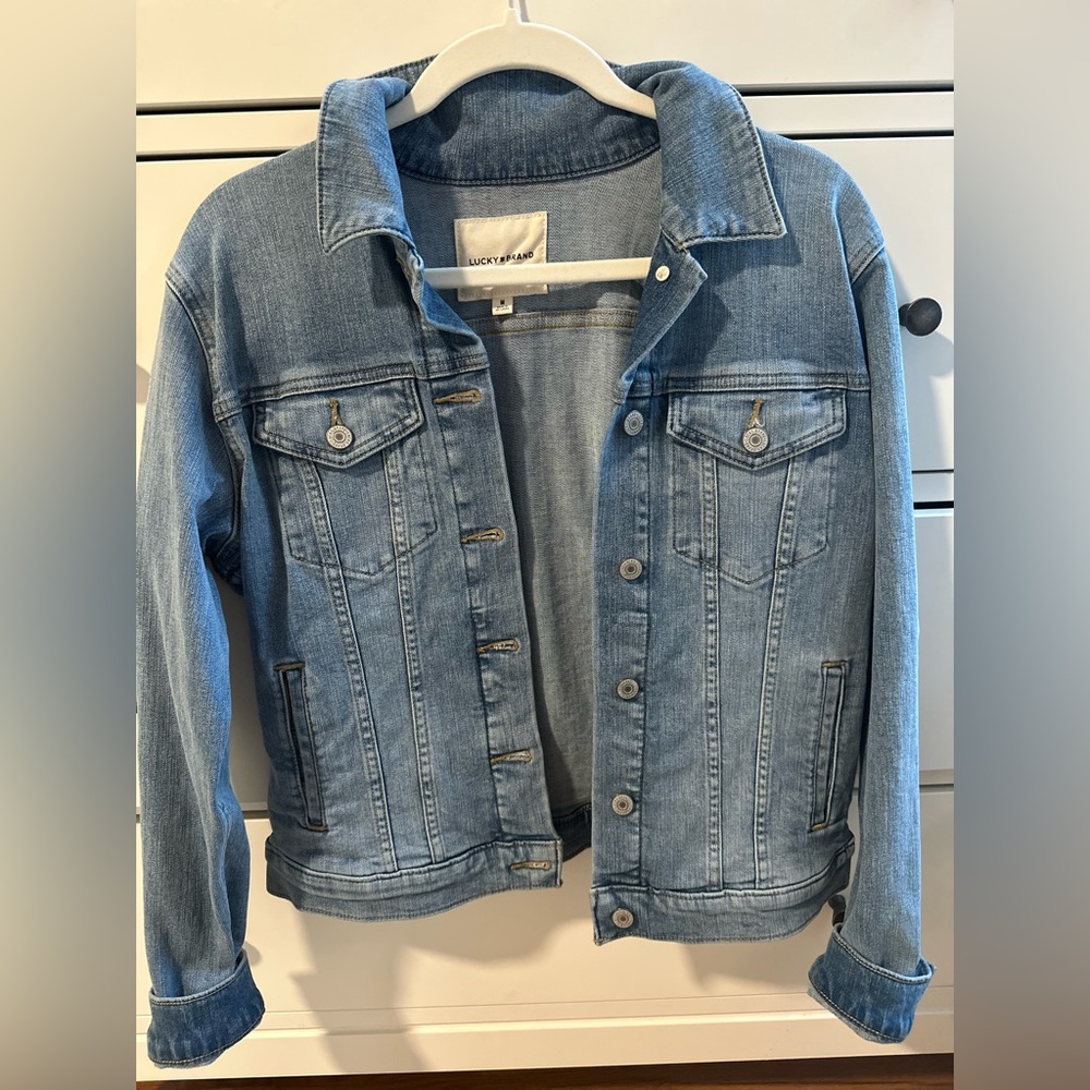 Lucky Brand Womens Thick Denim Jacket